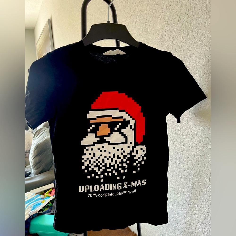 Kid boy’s Christmas shirt